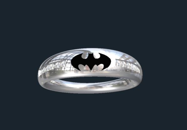 Women's Batman Wedding Ring