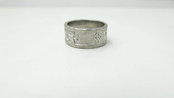 Roman Numeral Wedding Ring