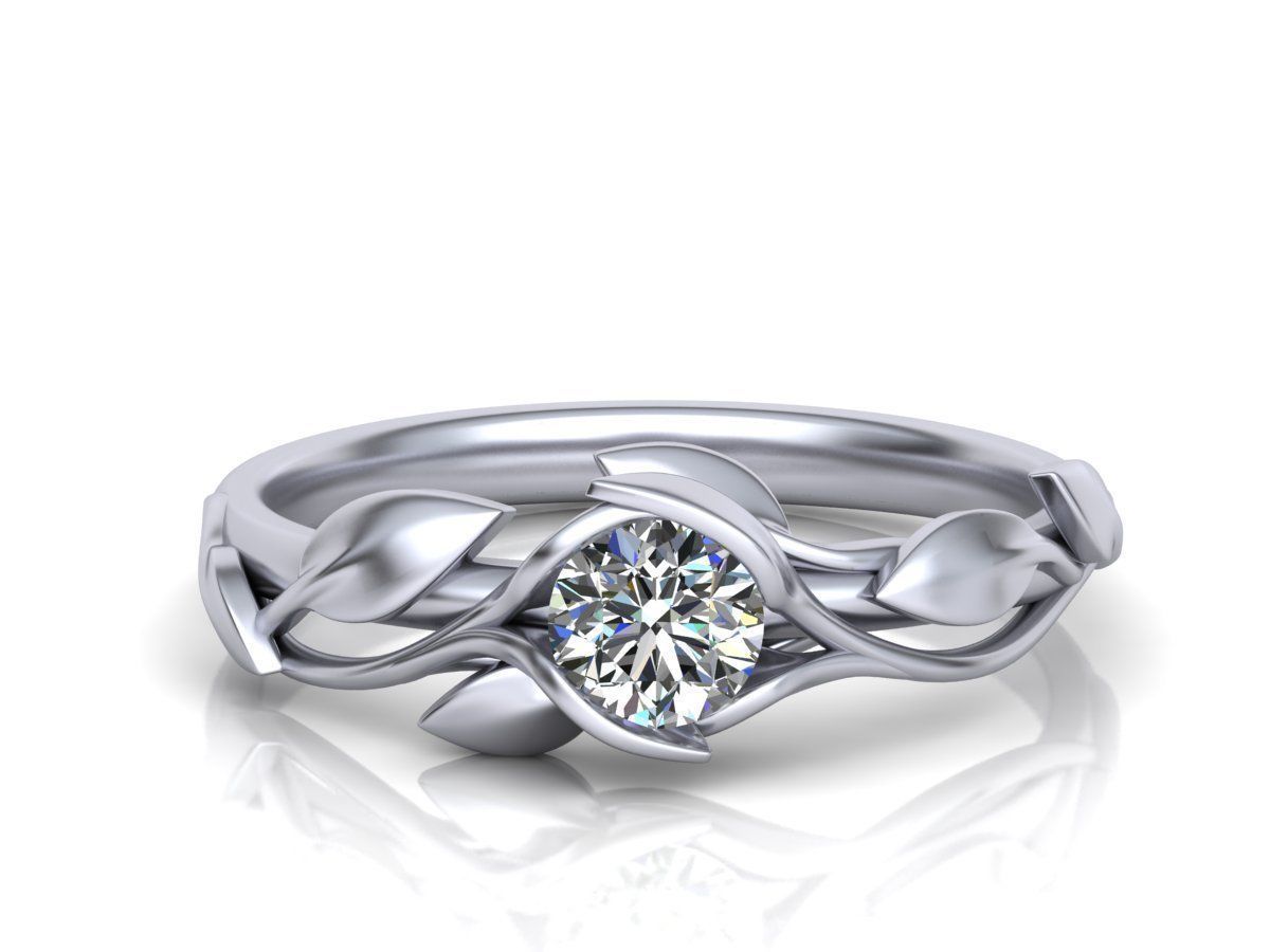 Customized Engagement Rings Custom Made Engagement Ring 1142