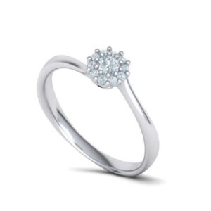 Bypass Halo Engagement Ring