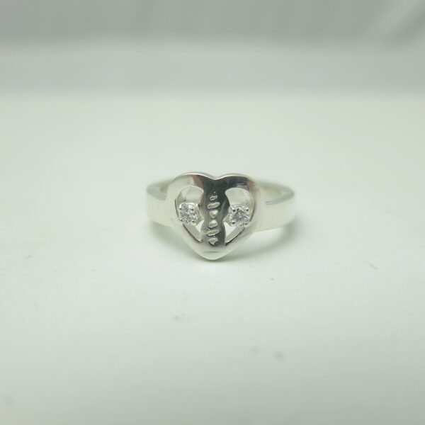 Heart Diamond Promise Ring