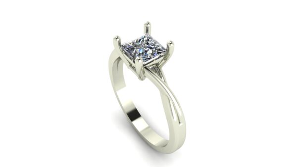 Crossover Princess Engagement Ring