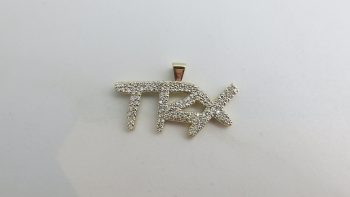 custom diamond name necklace