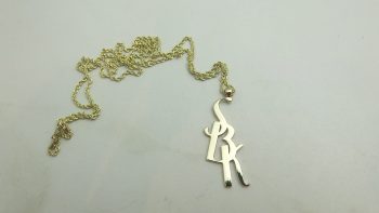 Custom initials pendants