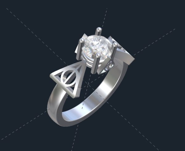 Deathly Hallows Engagement Ring