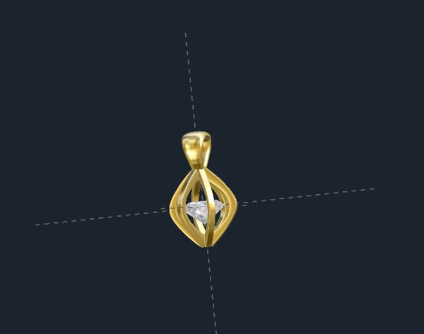 Diamond Cage Pendant